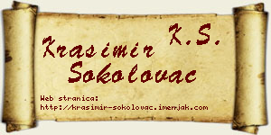 Krasimir Sokolovac vizit kartica